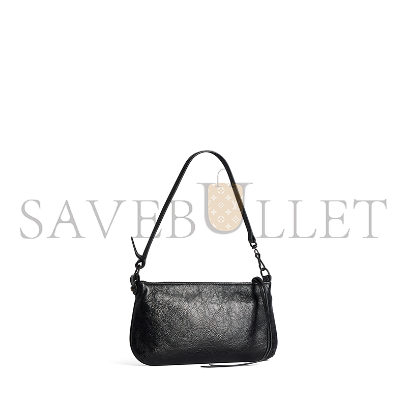 BALENCIAGA WOMEN'S LE CITY POUCH ON STRAP IN BLACK ‎8639602ABEK1000 (25*14*4cm)